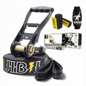 Treewear Set | Jibline | Slackline | 5 cm ancho x 15 mt largo + 2 carracas