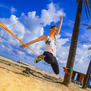 Travel Line | Treewear Slackline | 5 cm ancho x 15 mt largo x 2 — vista 2