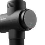 Detalle del sensor de presión LED de la Hypervolt 2 Pro con cabezal instalado