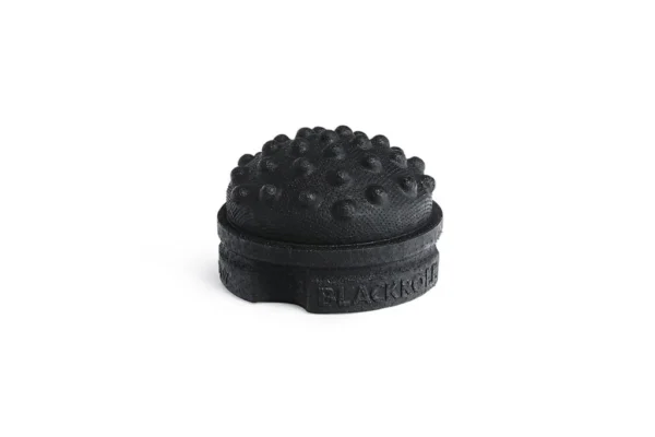 Blackroll Twister visto desde arriba, mostrando la superficie de nudos y el logo BLACKROLL