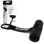 Caja de embalaje del Blackroll Hook con el producto delante, empaque Home Gym Stability Strength, Made in Germany