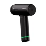 Hypervolt 3 vista trasera mostrando dial de velocidad, botón de encendido e indicadores LED
