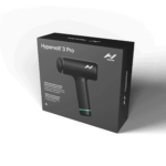 Caja de Hypervolt 3 Pro, pistola de masaje de percusión profesional Hyperice con cabezal calefactado y estuche incluidos